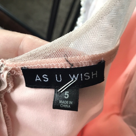 Homecoming dress soft pink, pearl detail BEAUTIFUL - Picture 5 of 7